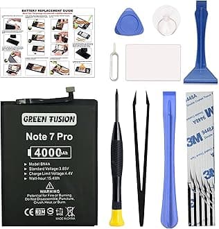for Redmi Note 7 & Note 7 Pro Replacement, with Video Tutorial, BN4A Battery for Redmi Note 7 & Note 7 Pro, with Installation Instruction & Repair Toolkit