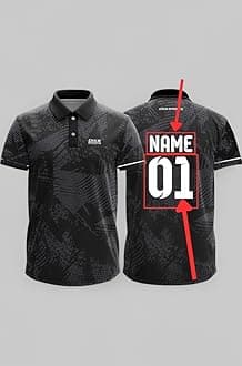 Dika Sports Custom Add Name and Number Jersey for Men Cricket t-Shirt | 2 Year to 5XL