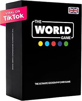 The World Game - Geography Card Game for Easter - Educational Board Game for Kids, Family & Adults - Learning Game for Teenage Boys & Girls