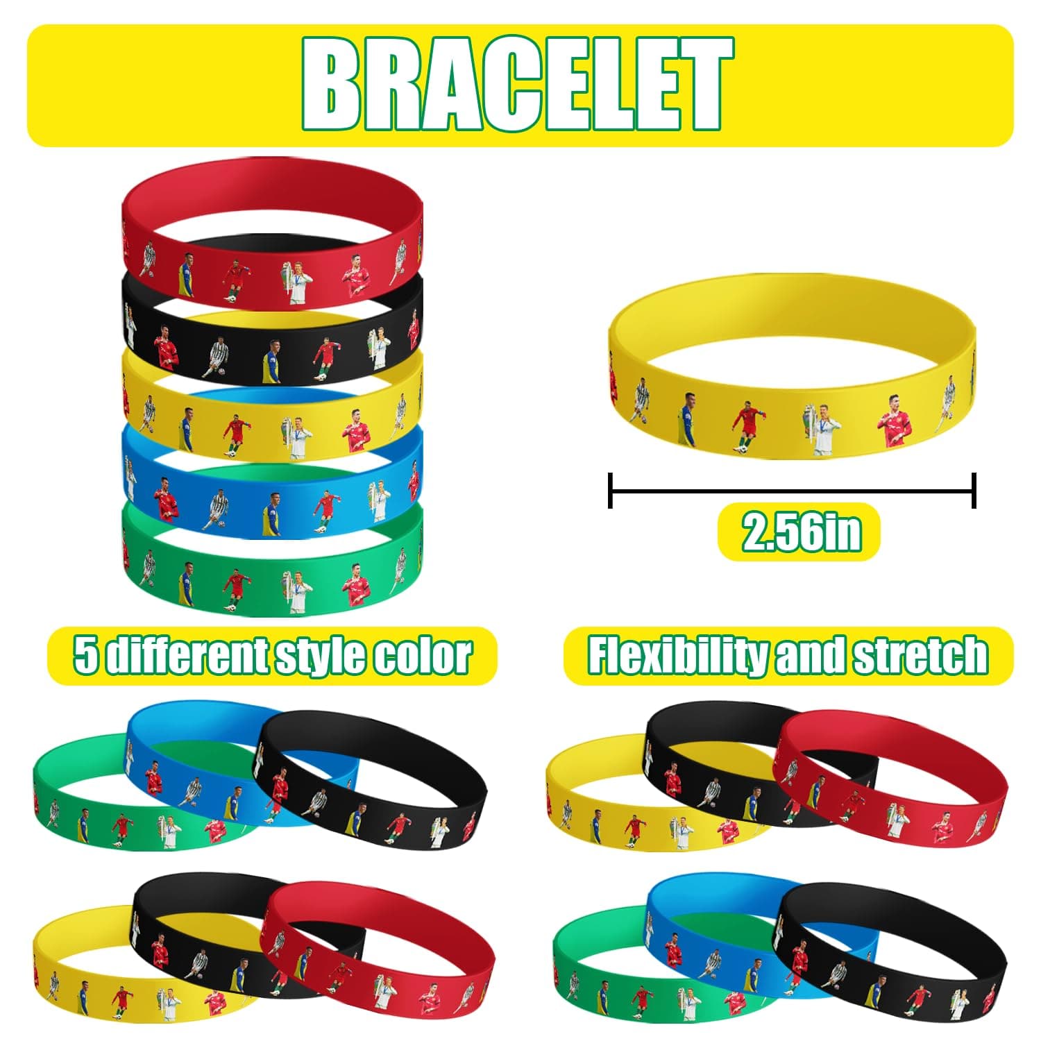 Singult 90pcs Party Supplies include 10 Bracelets, 10 Key chain, 10 Badges, 10 Paper Bags, and 50 Stickers, Birthday Party Decorations