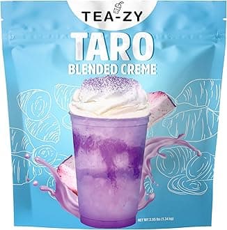 Taro milk tea powder [2.95 lbs] (45 servings) taro powder for bubble tea. Bulk size.