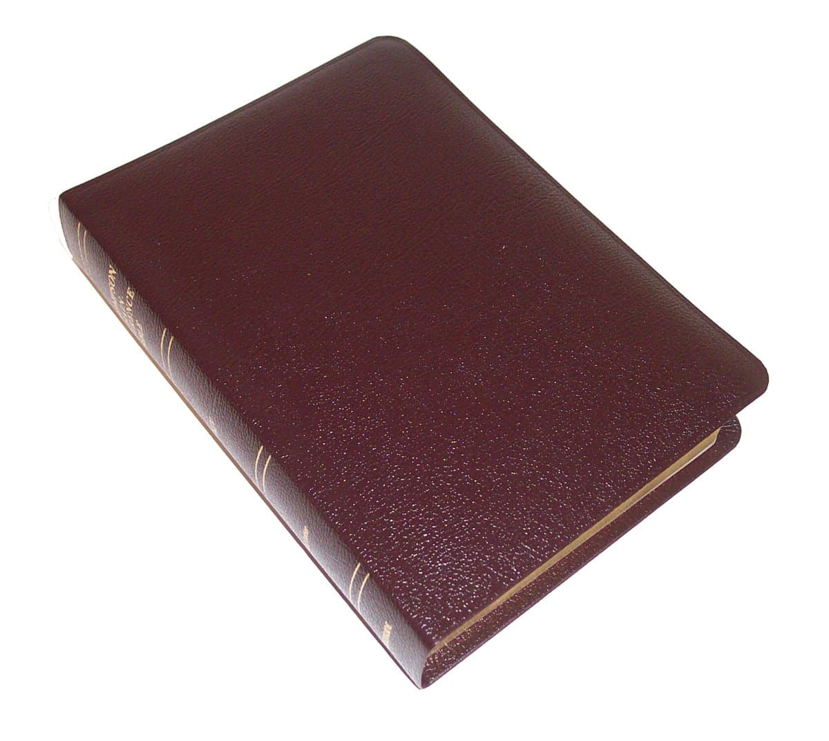 KJV - Burgundy Bonded Leather - Handy Size - Thompson Chain Reference Bible (015390) Hardcover – January 1, 1988