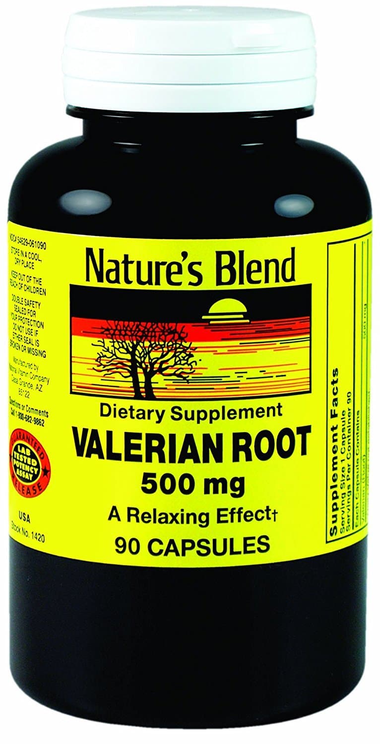 Valerian Root 500 mg 90 Capsules