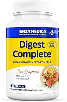 – Digest Complete, Digestive Enzymes, 30 Vegan Capsules, High-dose, Vegetarian, Soy-Free, Gluten-Free, Non-GMO