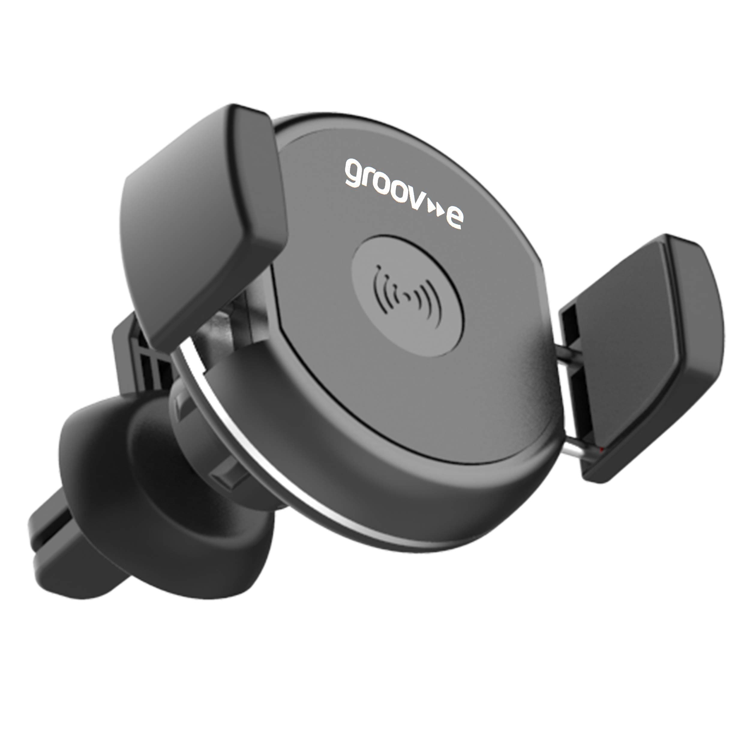 groov e 10W Wireless Car Mount In-Car Phone Holder with Wireless Charging