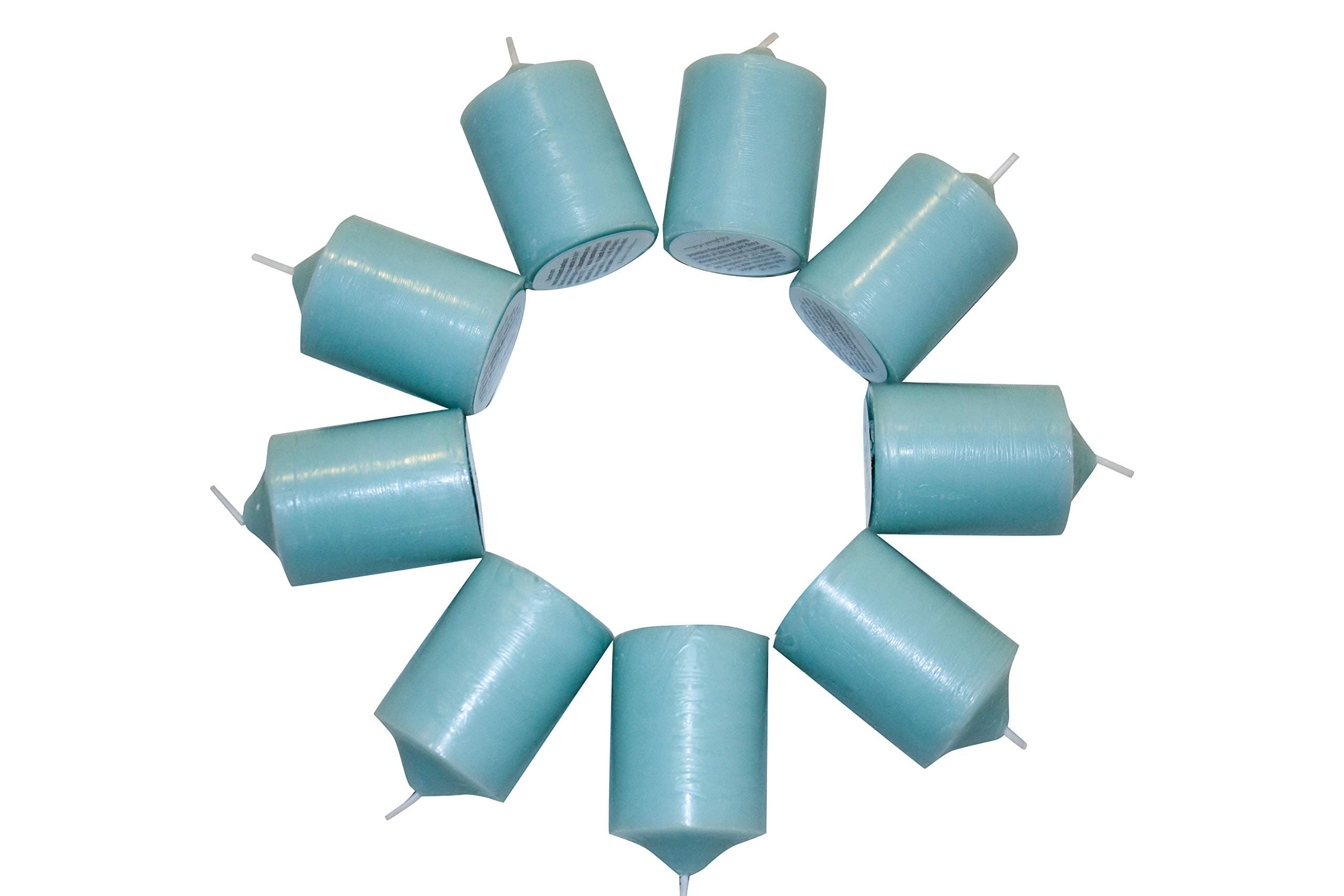 Blue Water Scented Blue Votive Candles 10 Pack