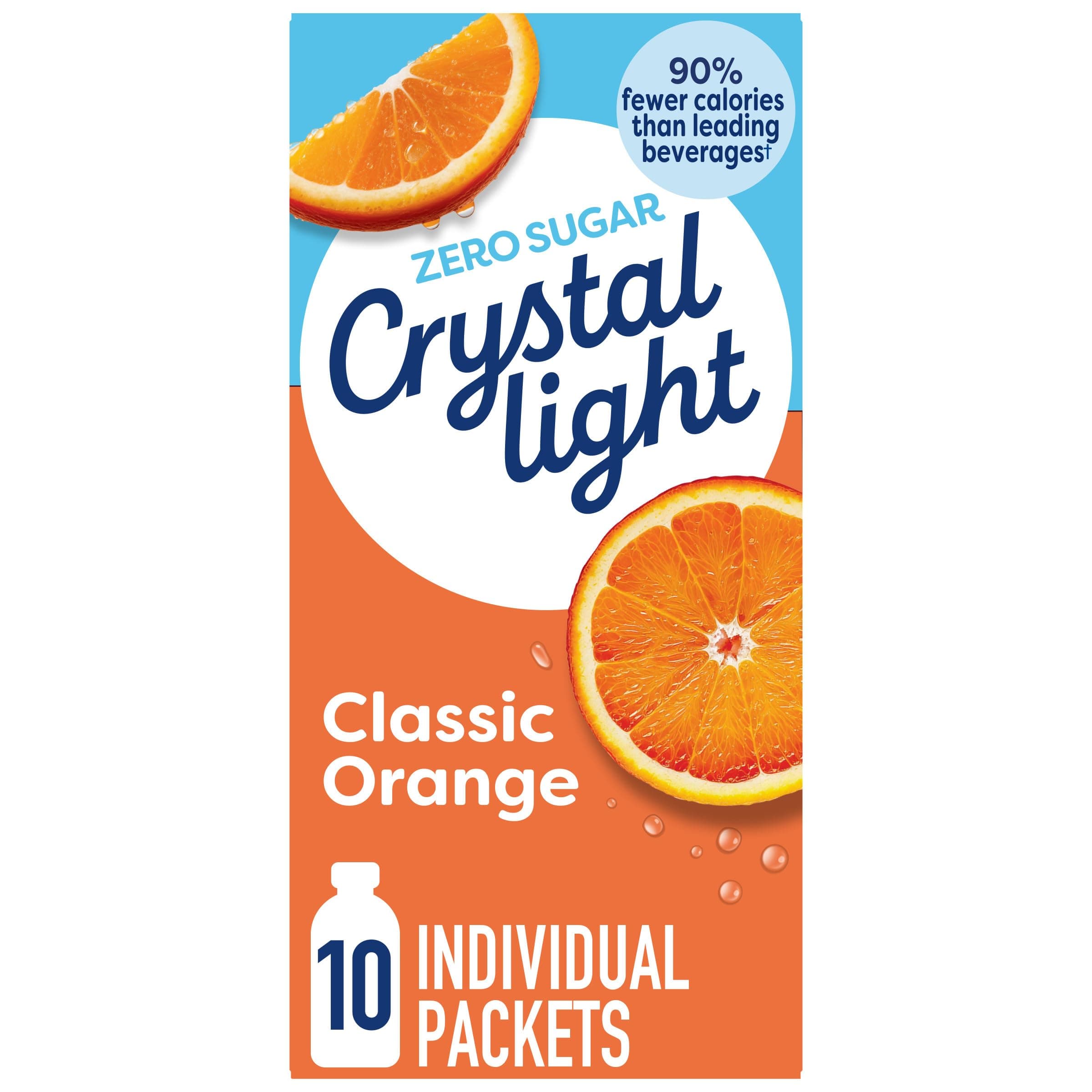 Crystal Light Sugar-Free Classic Orange On-The-Go Powdered Drink Mix 120 Count