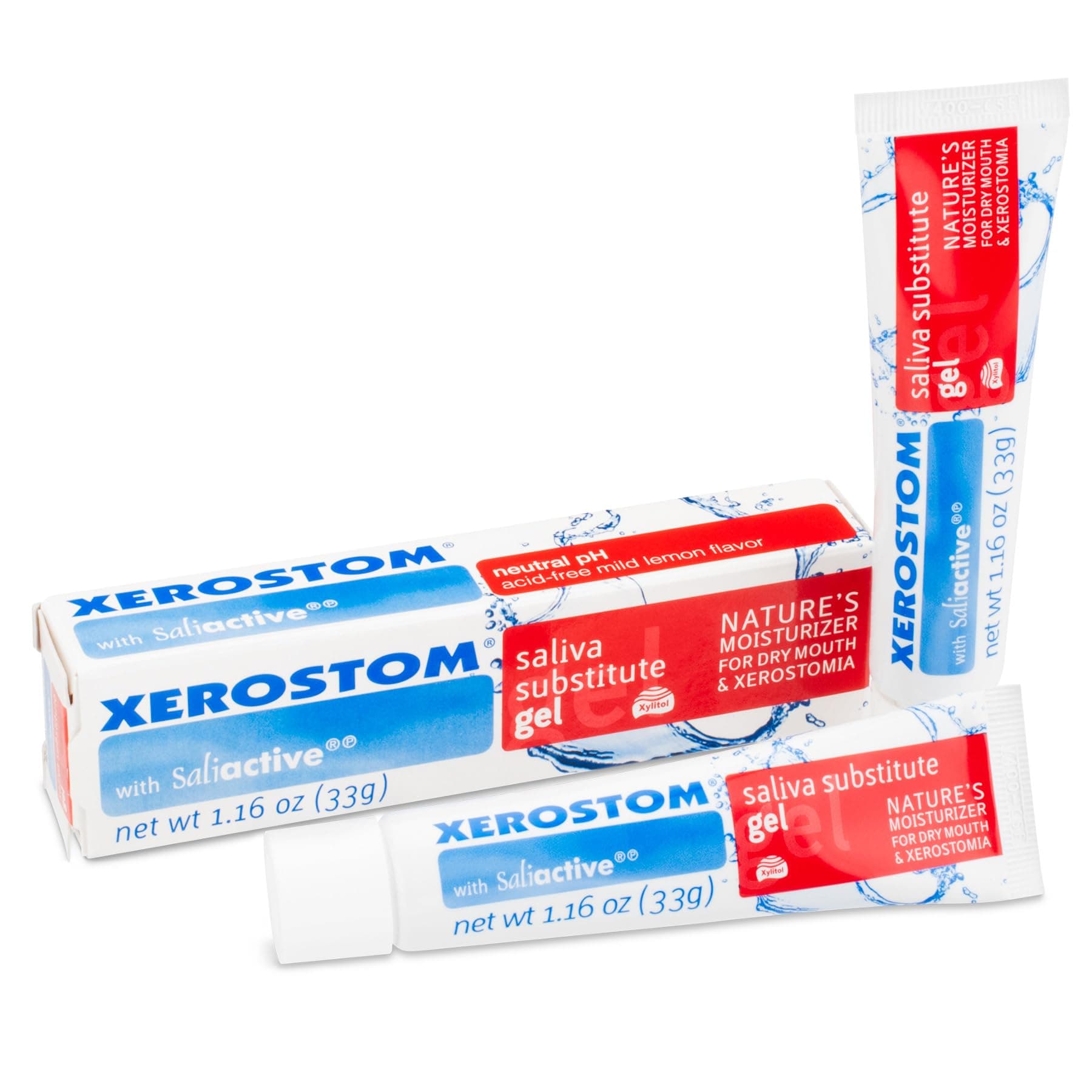 Xerostom Dry Mouth Saliva Substitute Gel (2/Pack)