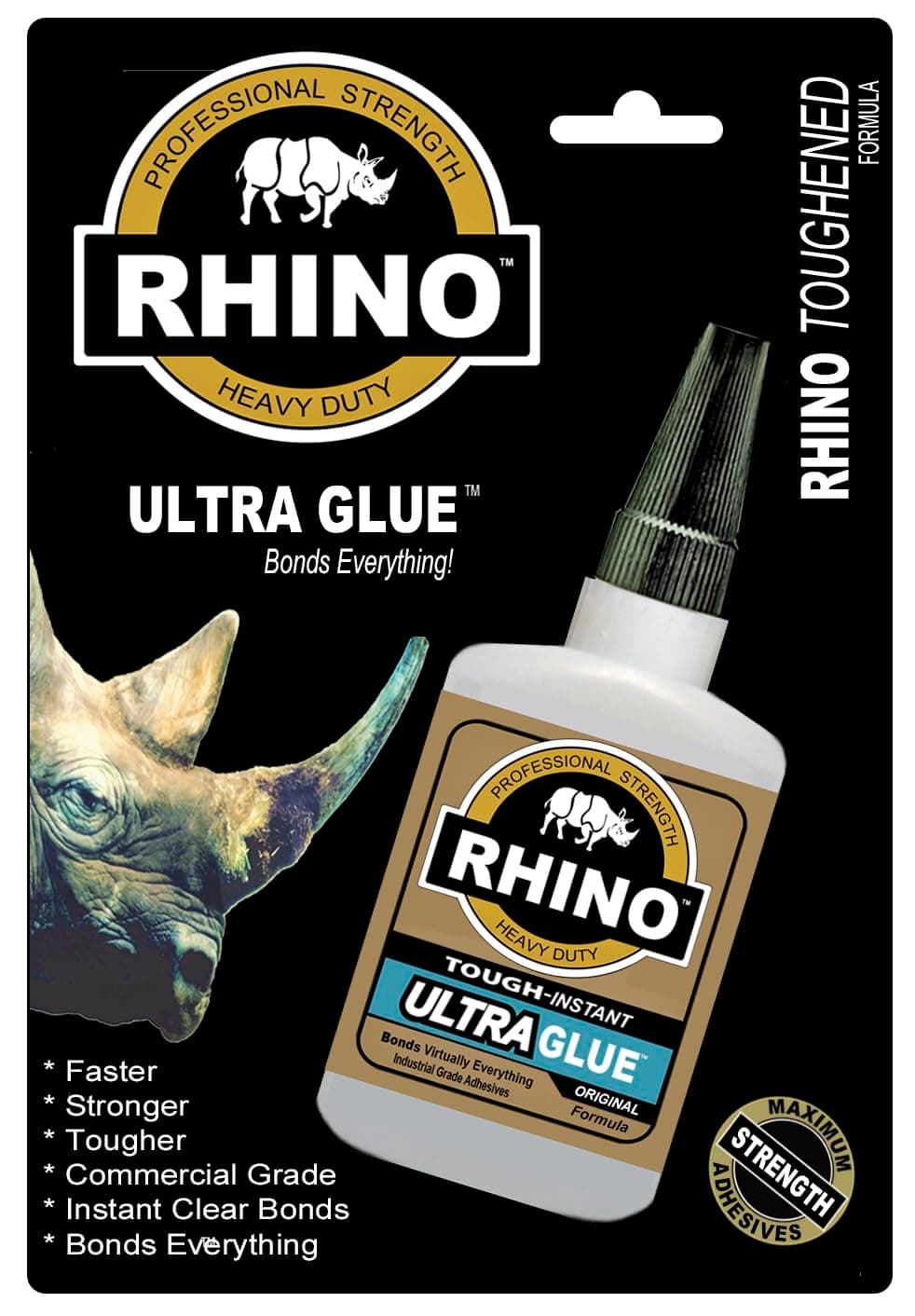 Rhino Glue, Heavy Duty 40 Gram Clear