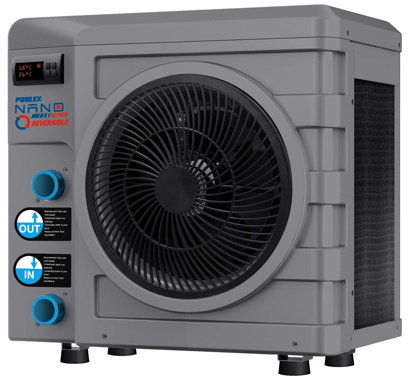 Nano 5kW Reversible Heat Pump, Grey