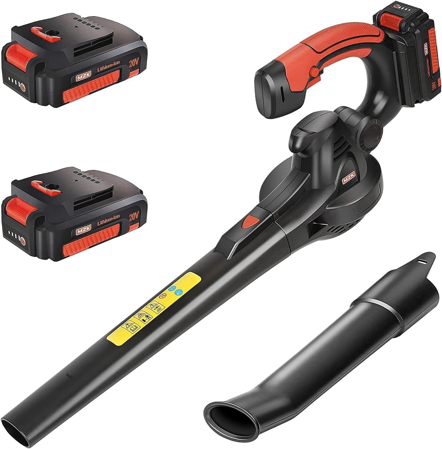 Cordless Leaf Blower,20V Battery Powered Leaf Blower for Lawn Care, Electric Lightweight Mini Hand Blower(Battery & Charger Included) for Blowing Leaves, Patio Cleaning, Lawn Care and Dust