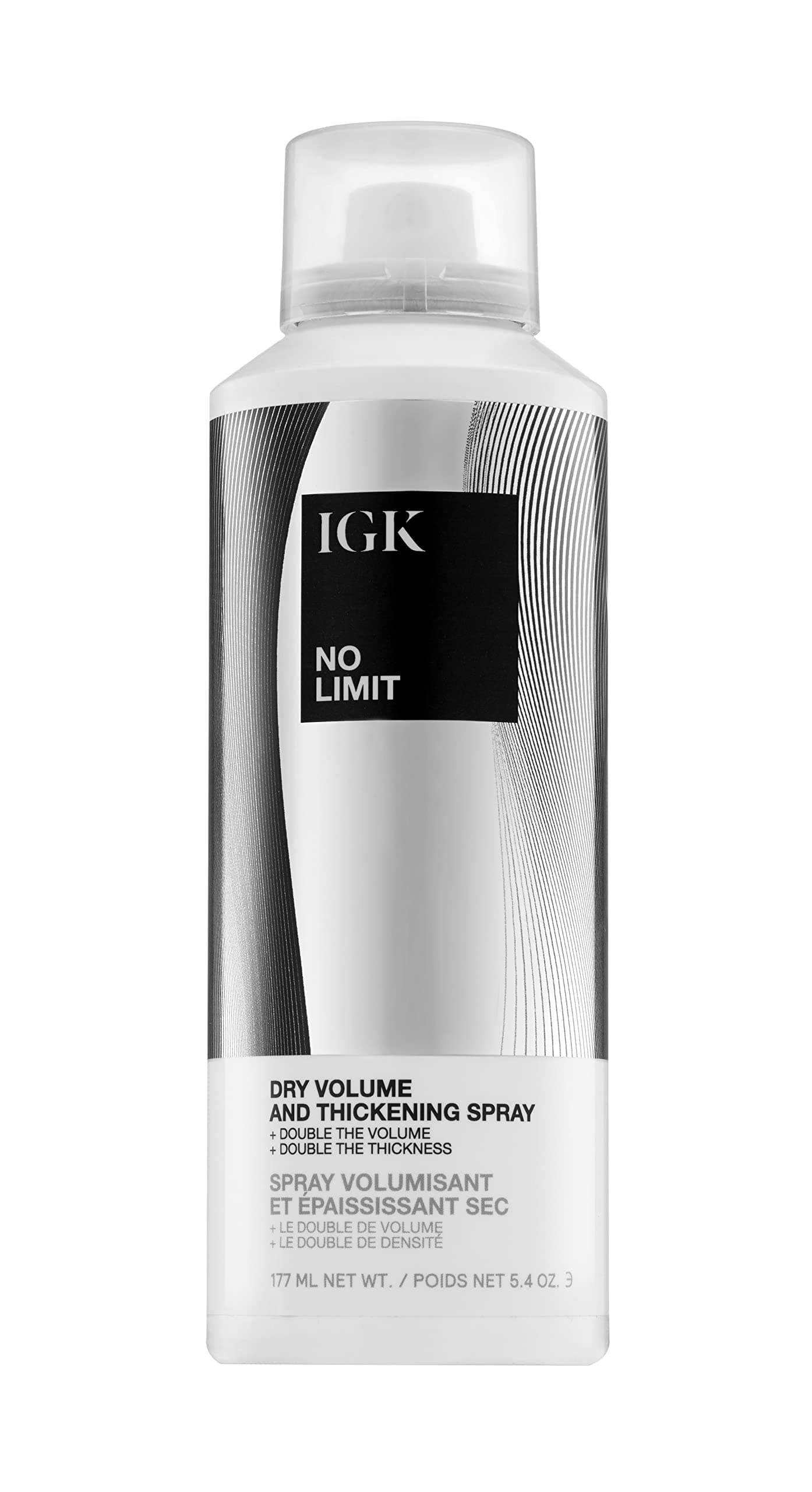 IGK No Limit Volumizing Spray – Root Lift & Full-Body Hair Spray for Long-Lasting Volume