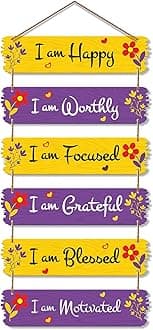 Artvibes Motivational Quotes Decorative MDF Wooden Wall Art for Home | Quotes Decor Item | Motivational Wall Decor | Wall Poster | Graphic Art | Gift Items | Office Wall Decoration Items (WH_7403N)