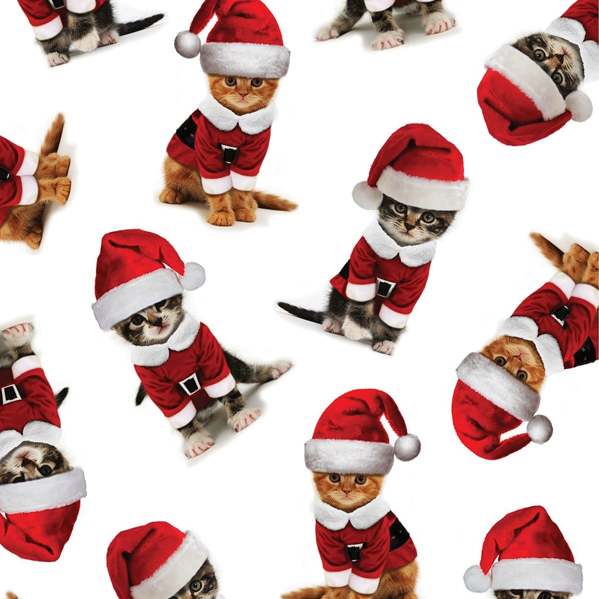 Kitty Christmas Wrapping Paper Roll 24" X 15'