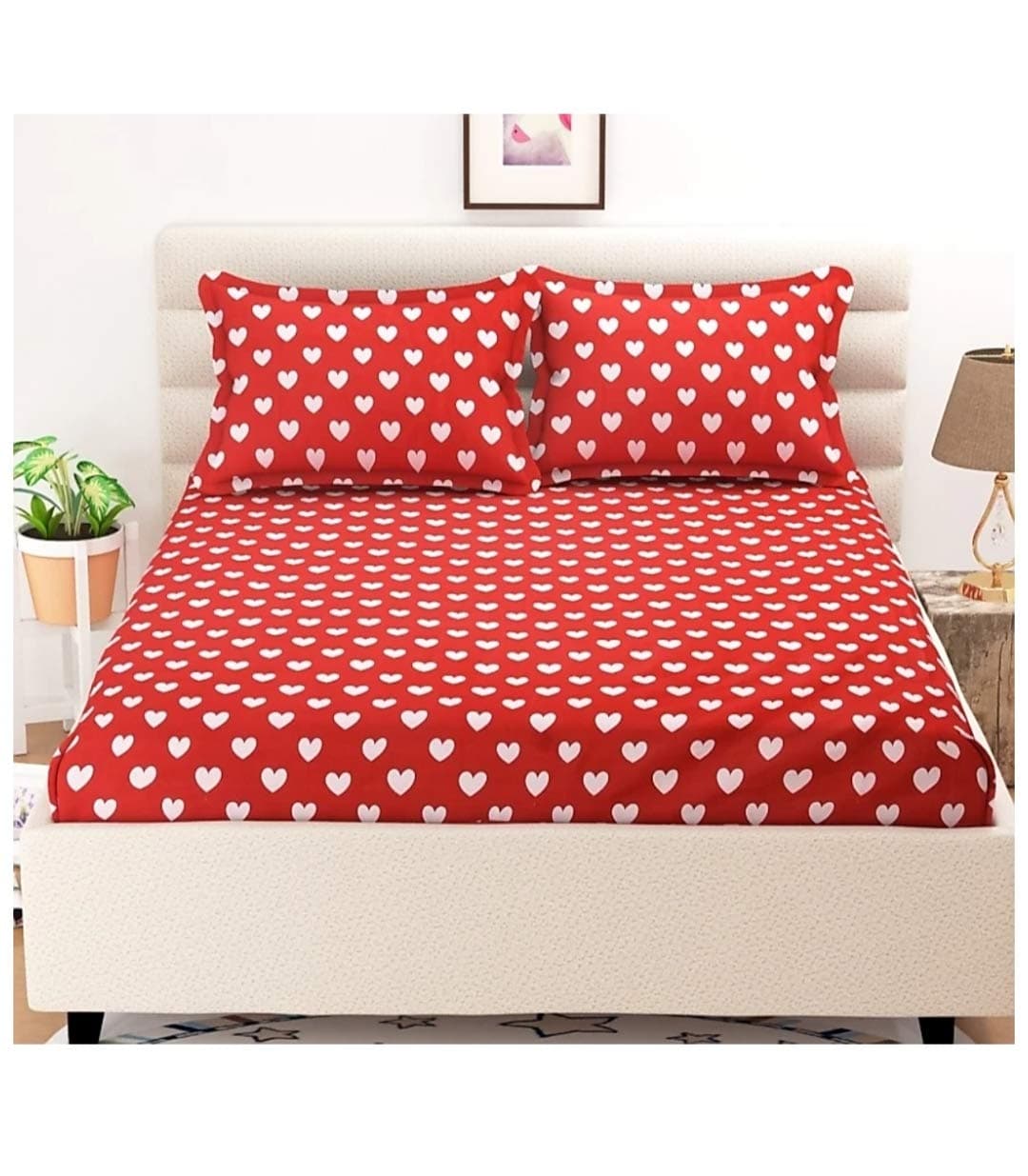 Zolico Polyester Cotton 180 TC Bedsheet (Full_Multicolour)
