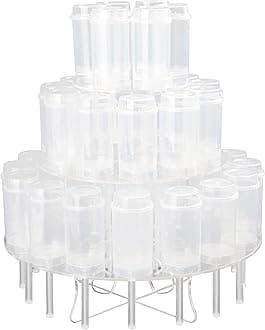 3 Tier-Clear Acrylic Push Pop Cake Display Stand 3TPP (1 Set)