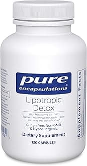 Lipotropic Detox | Hypoallergenic Supplement Supports Liver Function and Detoxification | 120 Capsules