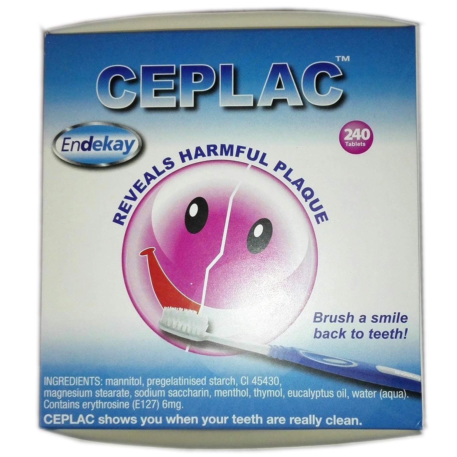 Erythrosine Dental Disclosing Tablets, 240 Count