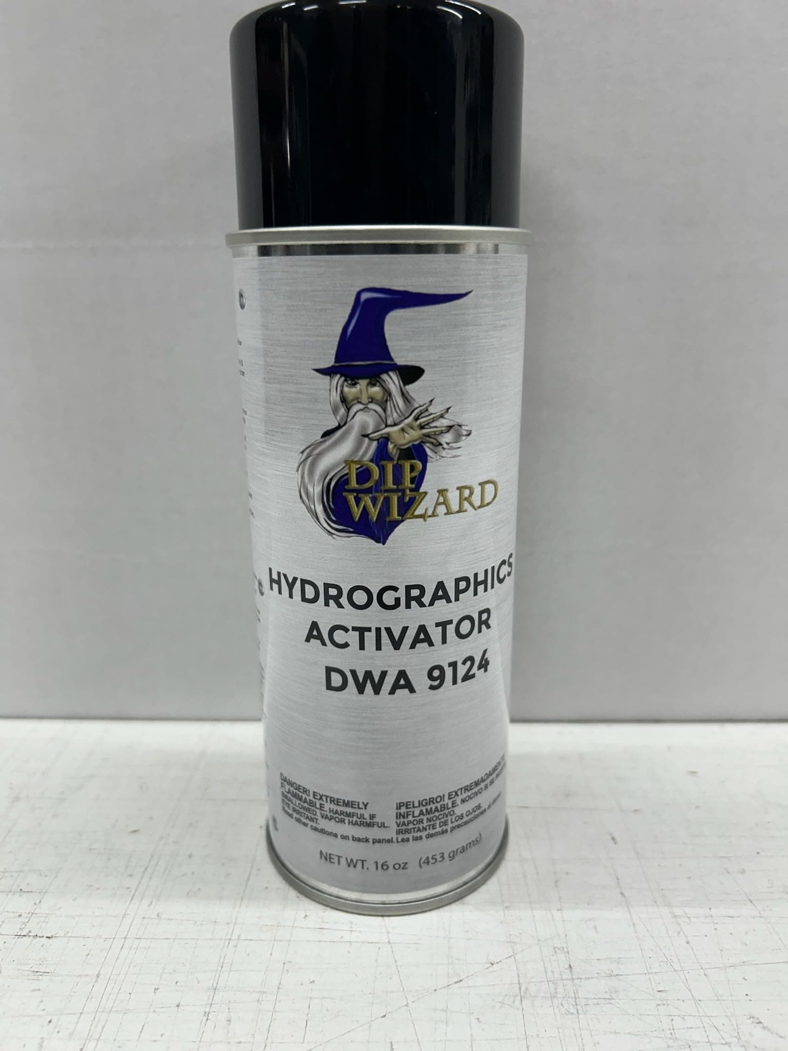 Hydrographic Film - DIP WIZARD Super Sized 16 Oz Aerosol Spray Can Hydrographic Water Transfer Activator Hydro Dip Dipping
