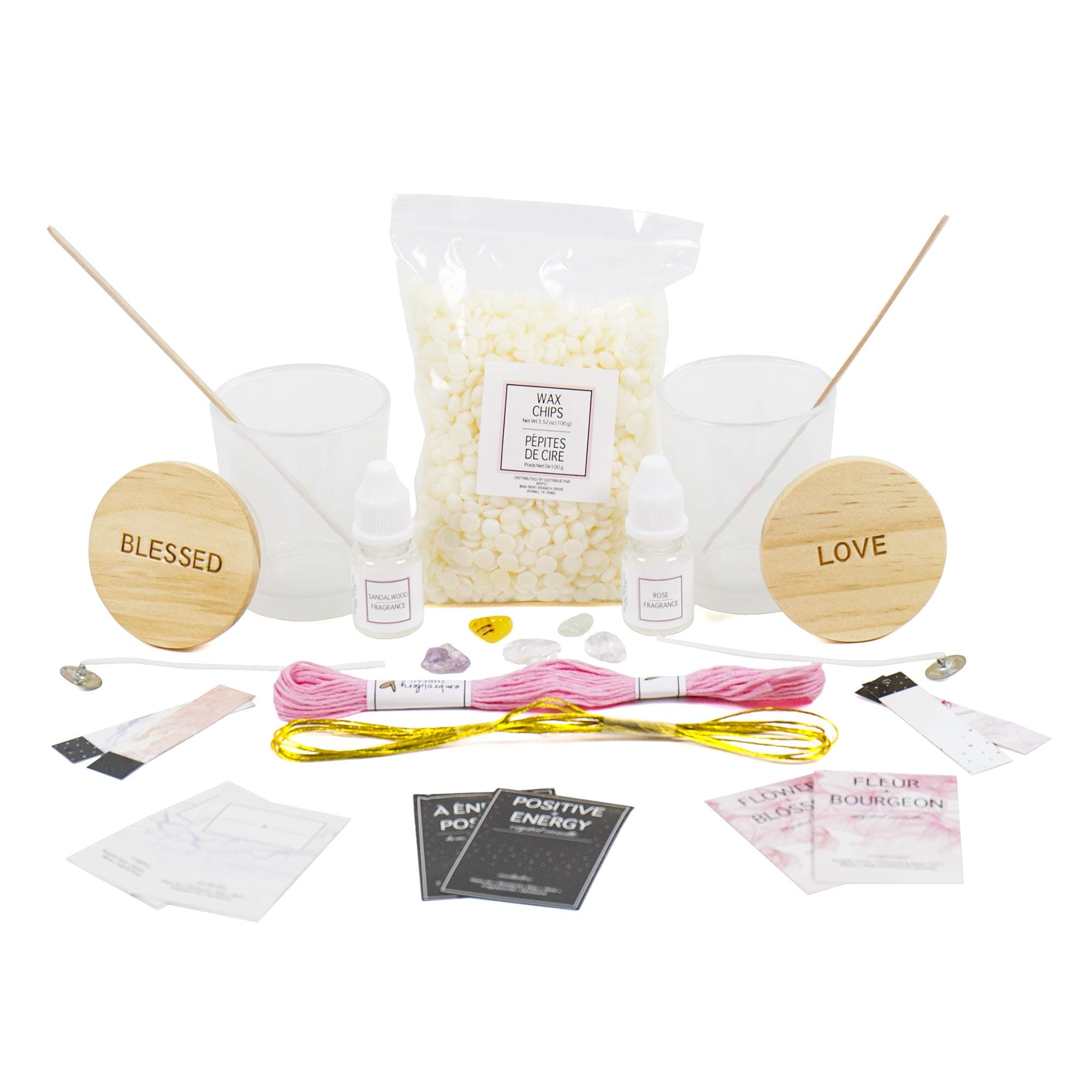 DIY Candle Making Kit by Make Market, Crystal