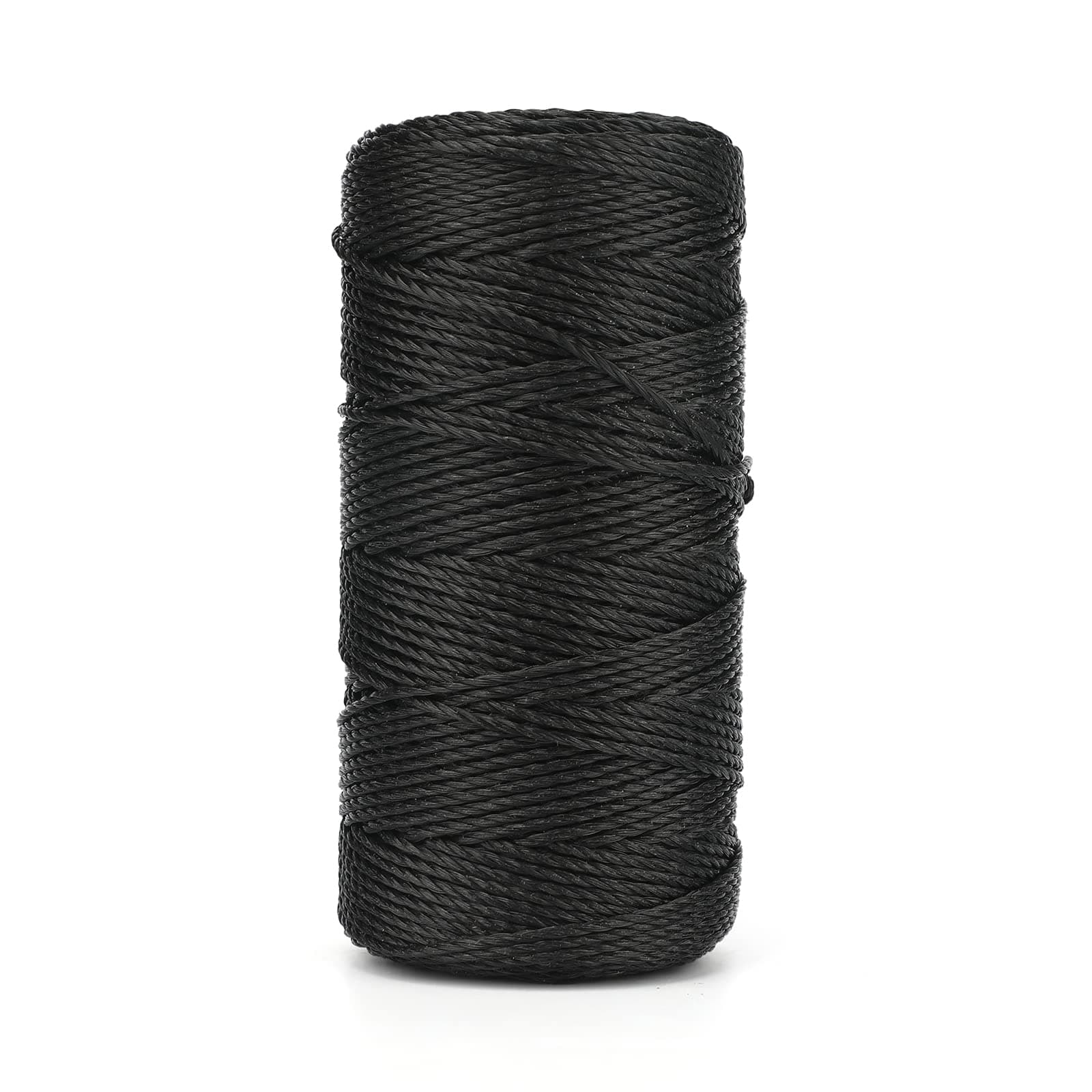 426 Feet Nylon Twine #36 Black Nylon String 2mm - Weatherproof Seine Twine for Garden, Fishing, Camping & Netting