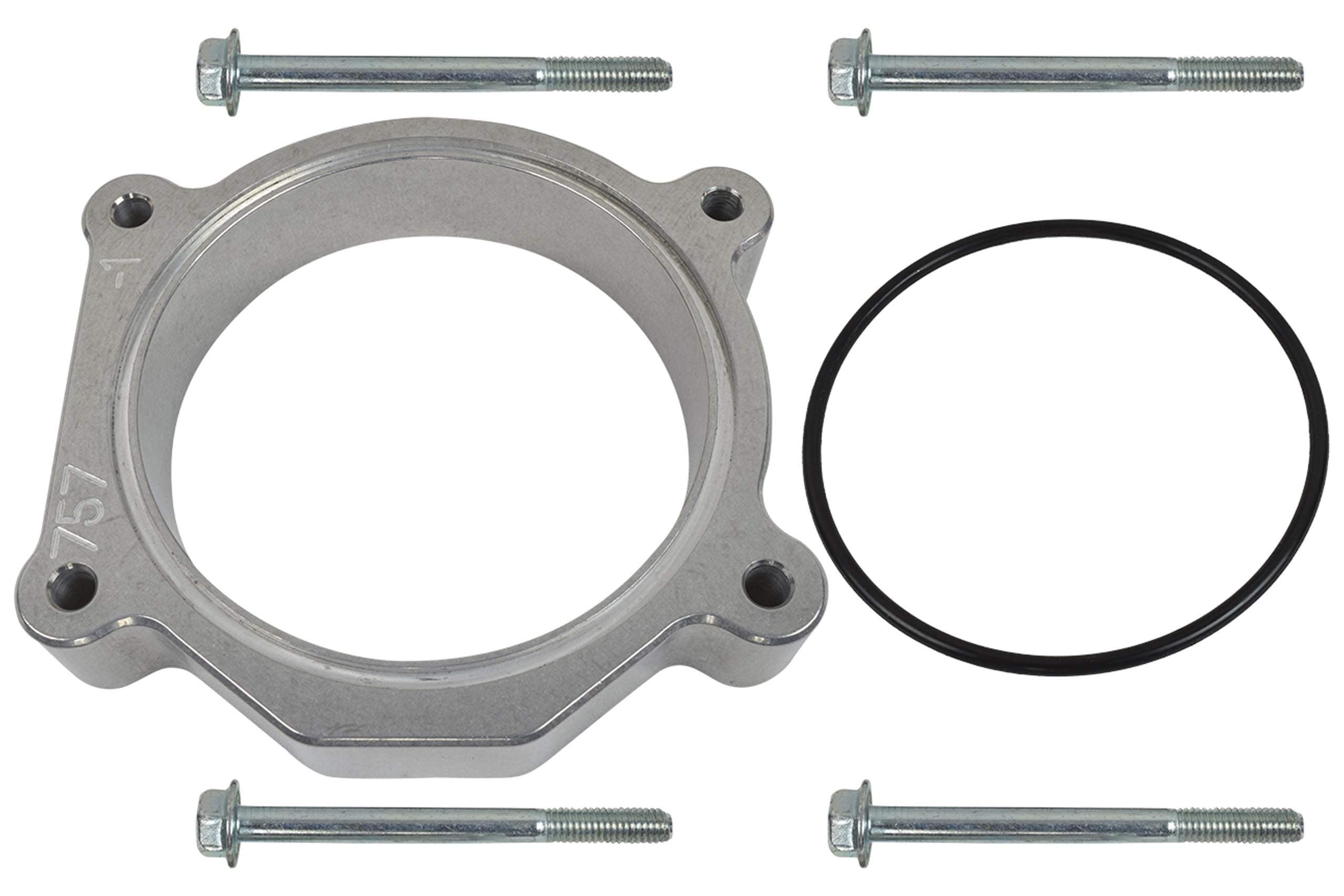 ICT Billet LSA LS3 Throttle Body Spacer 1 inch Adapter LS Clearance 4 Bolt TB DBW 551757-1