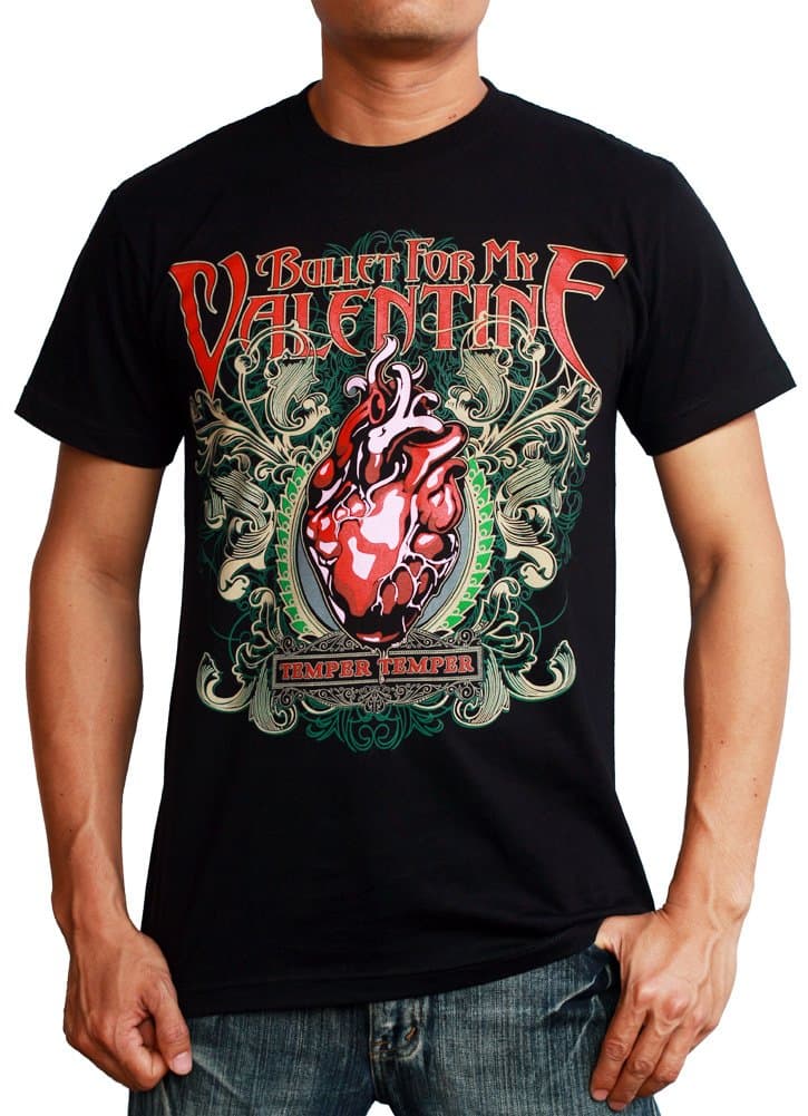 BFMV Temper Temper - Bullet For My Valentine T-Shirt Medium Black