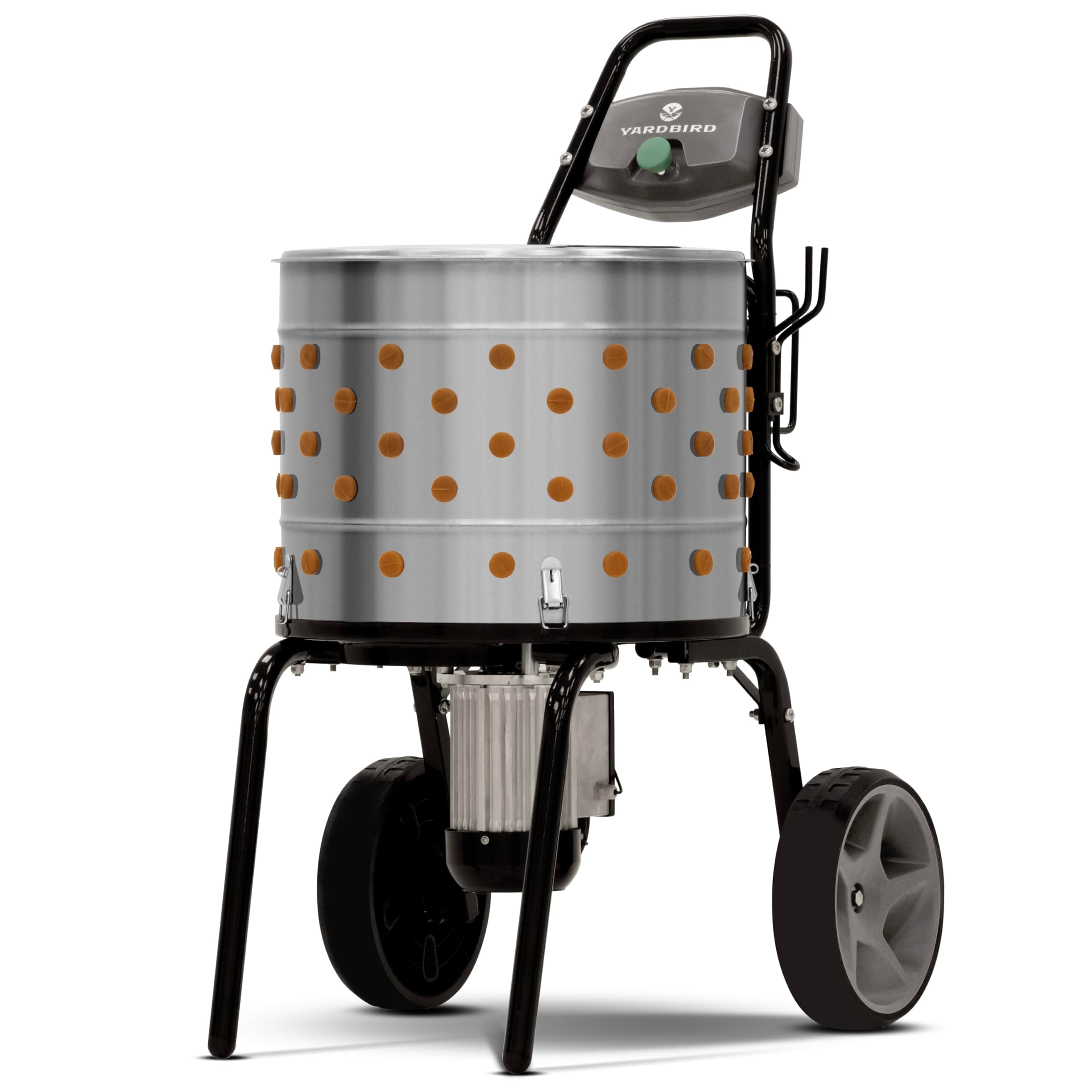 Yardbird 44204 Chicken Plucker, Easy On/Off Button, Integrated Hose and Cord Hooks, 20" Stainless Steel Tub, 1.2 HP Motor, 111 Natural Soft Fingers, Integrated Irrigation Ring and Included Y-Valve