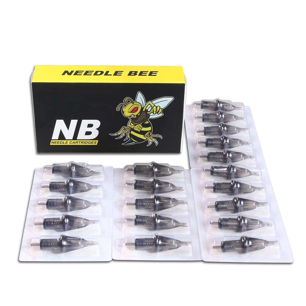 NeedleBee Tattoo Needle Cartridges for Hawk Machine and Pen 20 Pieces of Box (5RS)