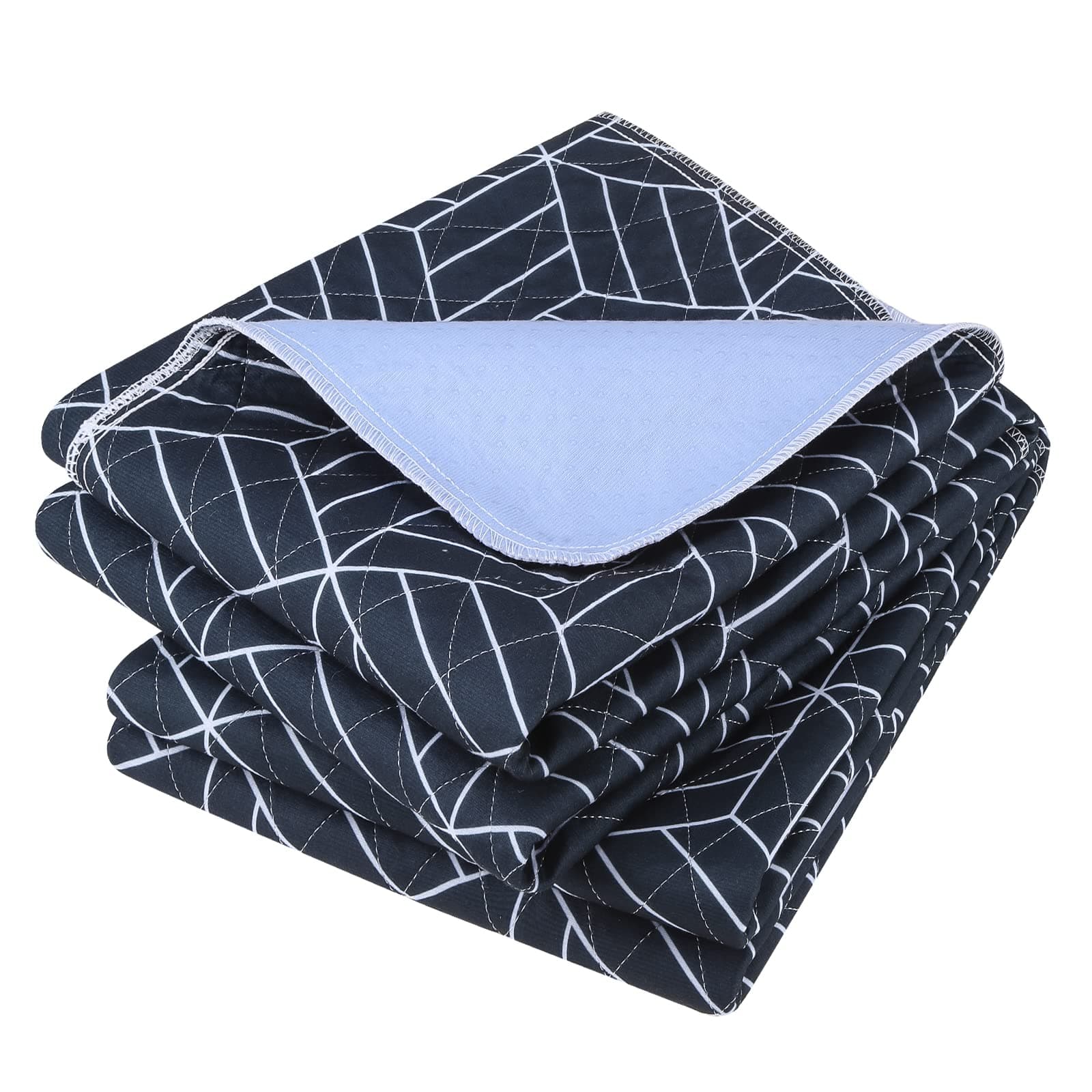 OUTCREATOR® Bed Pads for Incontinence Mattress Protector, 2Pack Anti-Slip Waterproof Pads (34" x 76") for Toddlers Kids Adults Pets Pee Pads and Machine Washable Absorbency and Leak Proof Edge