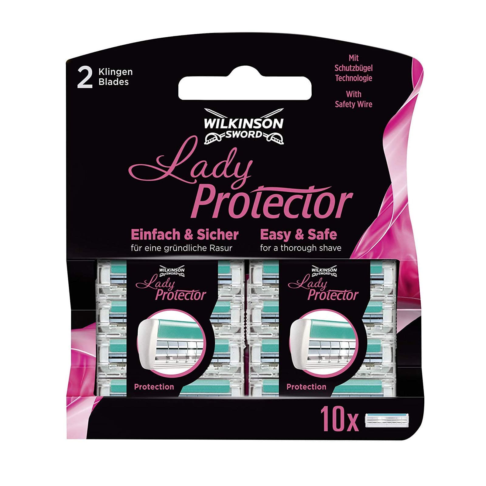 Lady Protector Women's Razor Blade Refills x10