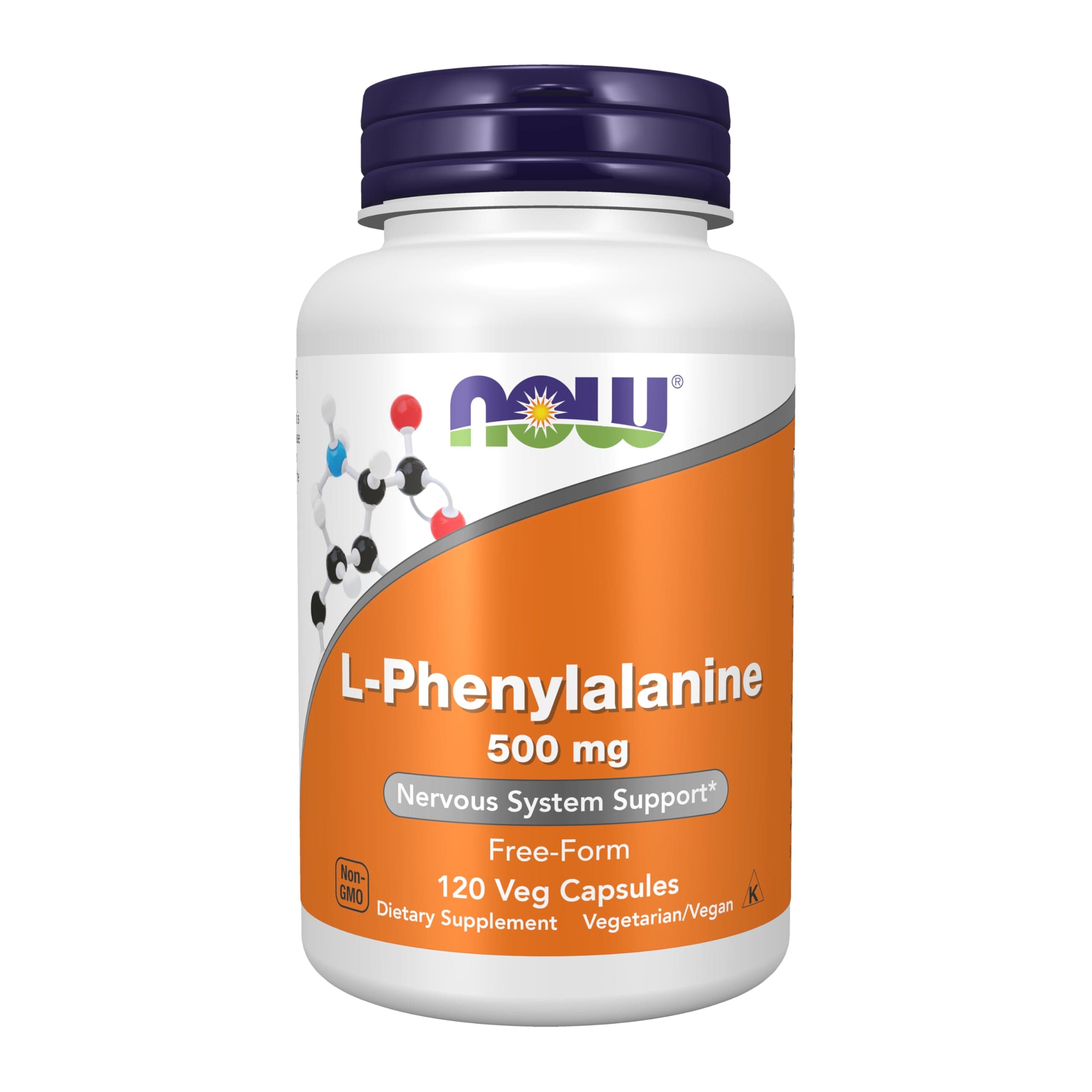 Now Foods L - Phenylalanine, 120 Caps 500 mg