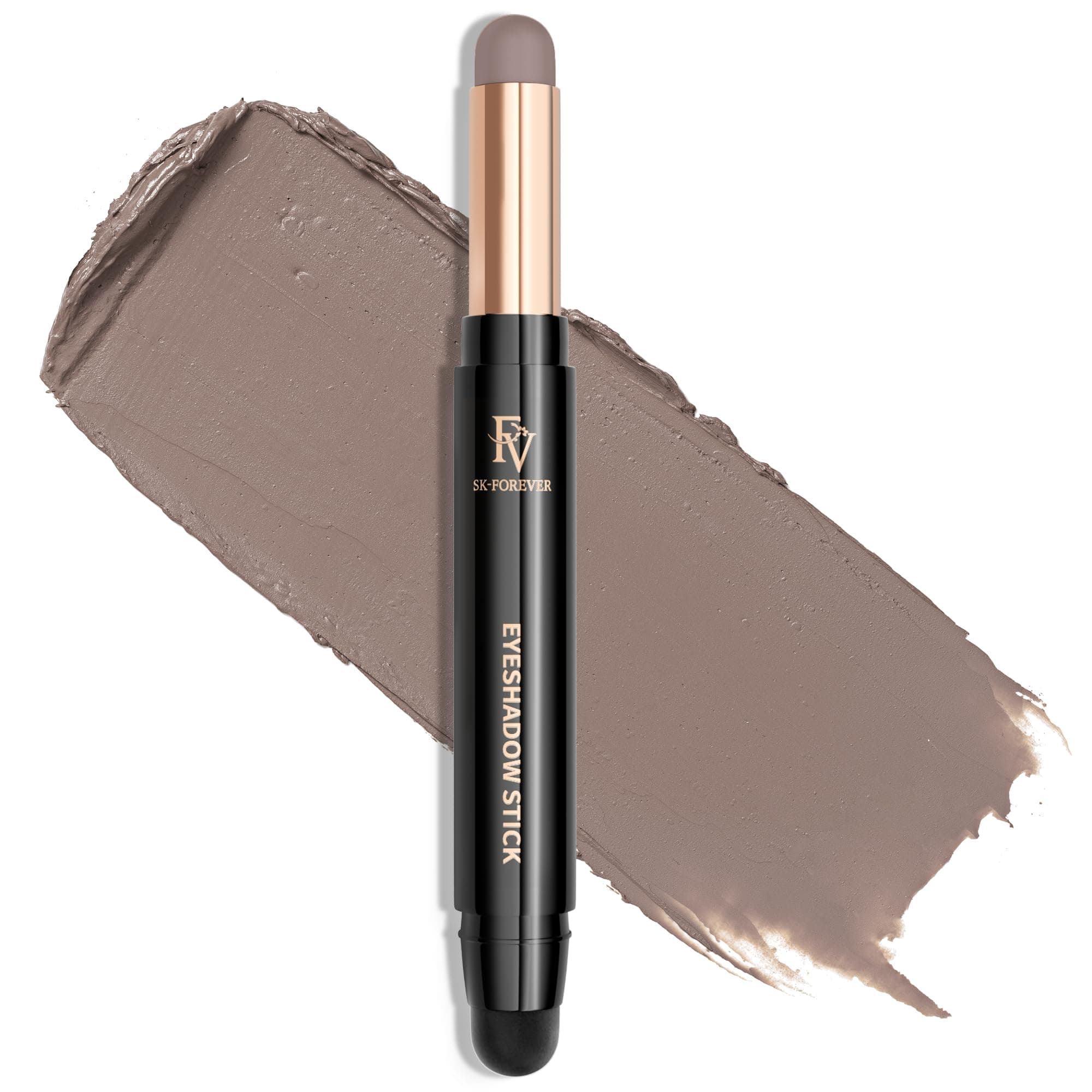 Matte Cream Eyeshadow Stick, Waterproof, Long-Lasting Cream Shadow, High Pigment Easy to Apply Eyeshadow Makeup, Stone Matte