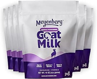 Whole Powdered Goat Milk, 16oz pouch, Amazon Exclusive, Kosher, Gluten Free, 6pk