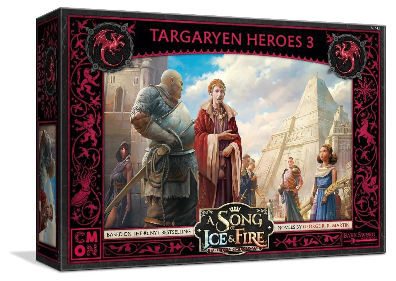 A Song of Ice and Fire Tabletop Miniatures Game Targaryen Heroes III Box Set | Strategy Game for Teens and Adults | Ages 14+ | 2+ Players | Average Playtime 45-60 Minutes | Made by CMON
