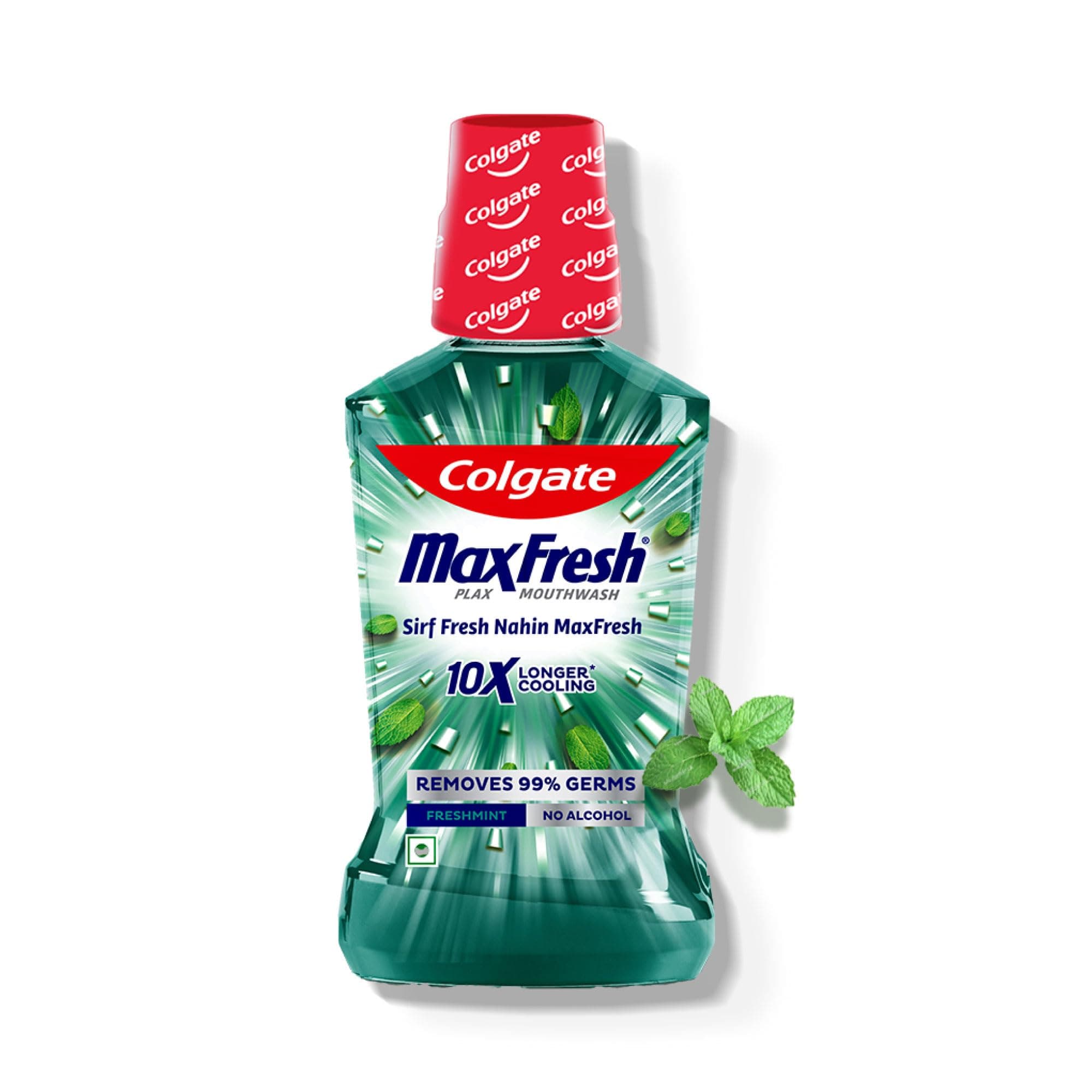 Plax Fresh Mint FreshMint Splash Mouthwash 250 ml bottle 8.45 oz