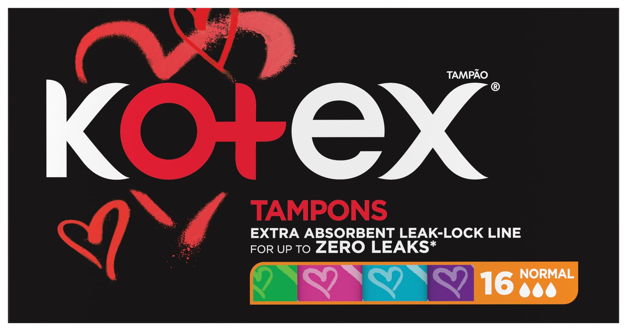 Kotex Silky Cover, Size Normal, 16 Tampons