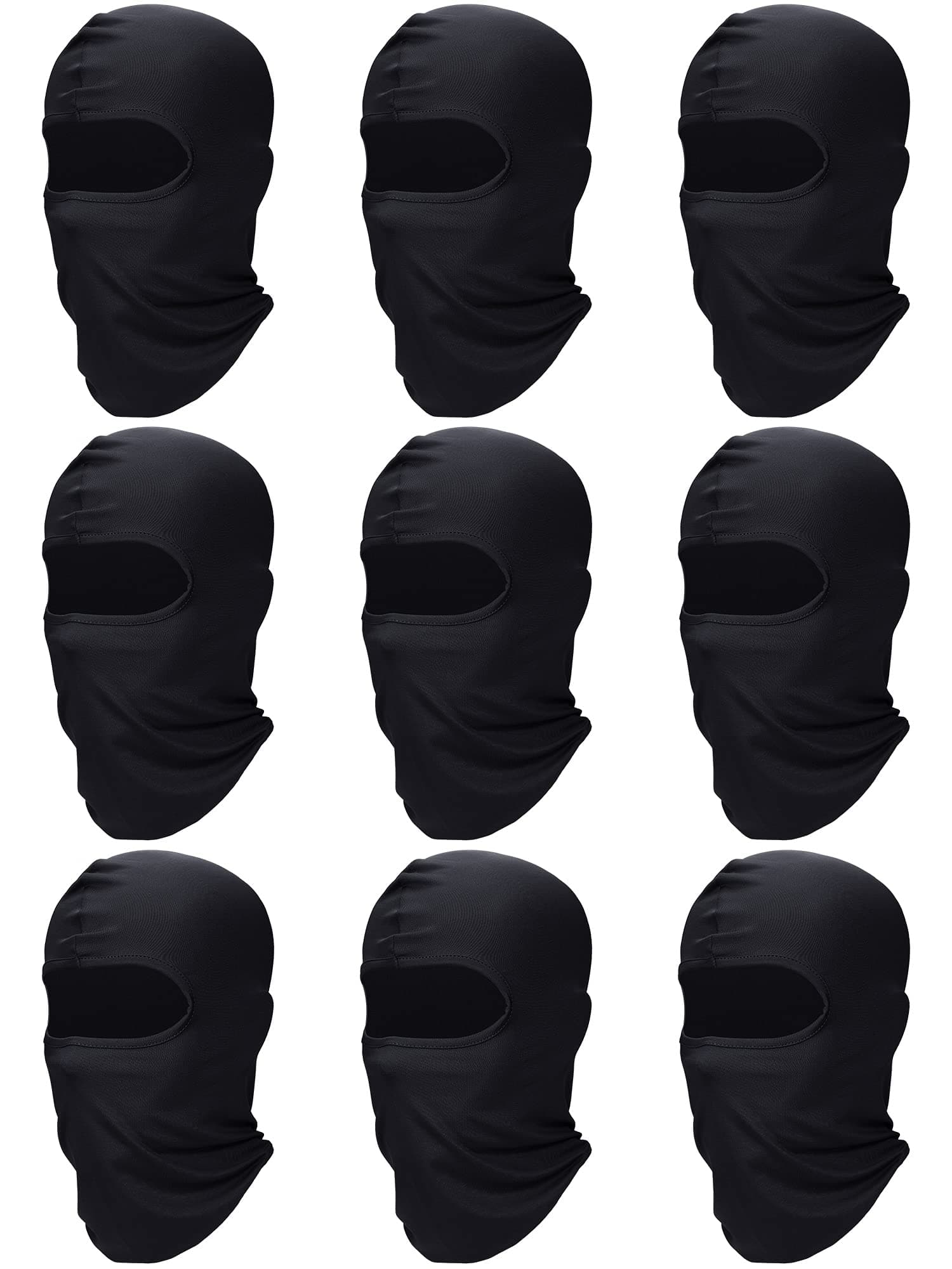9 Pieces Ski Mask for Men Full Face Mask Winter Face Mask Balaclava face mask Breathable Balaclava Hood for Outdoor Use