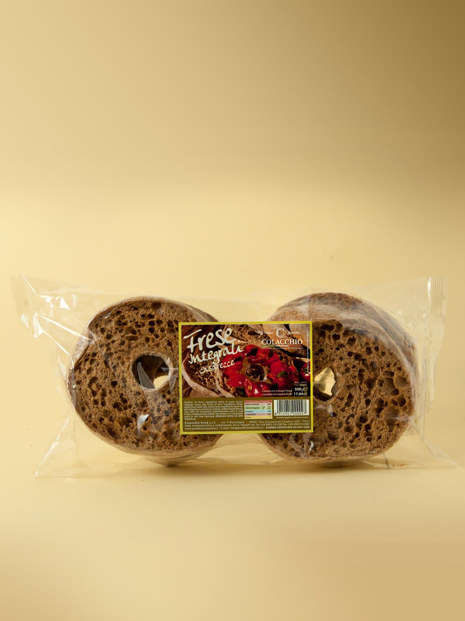 COLACCHIO CHILLI PEPPER WHOLE WHEAT FRESE (PACK OF 2)