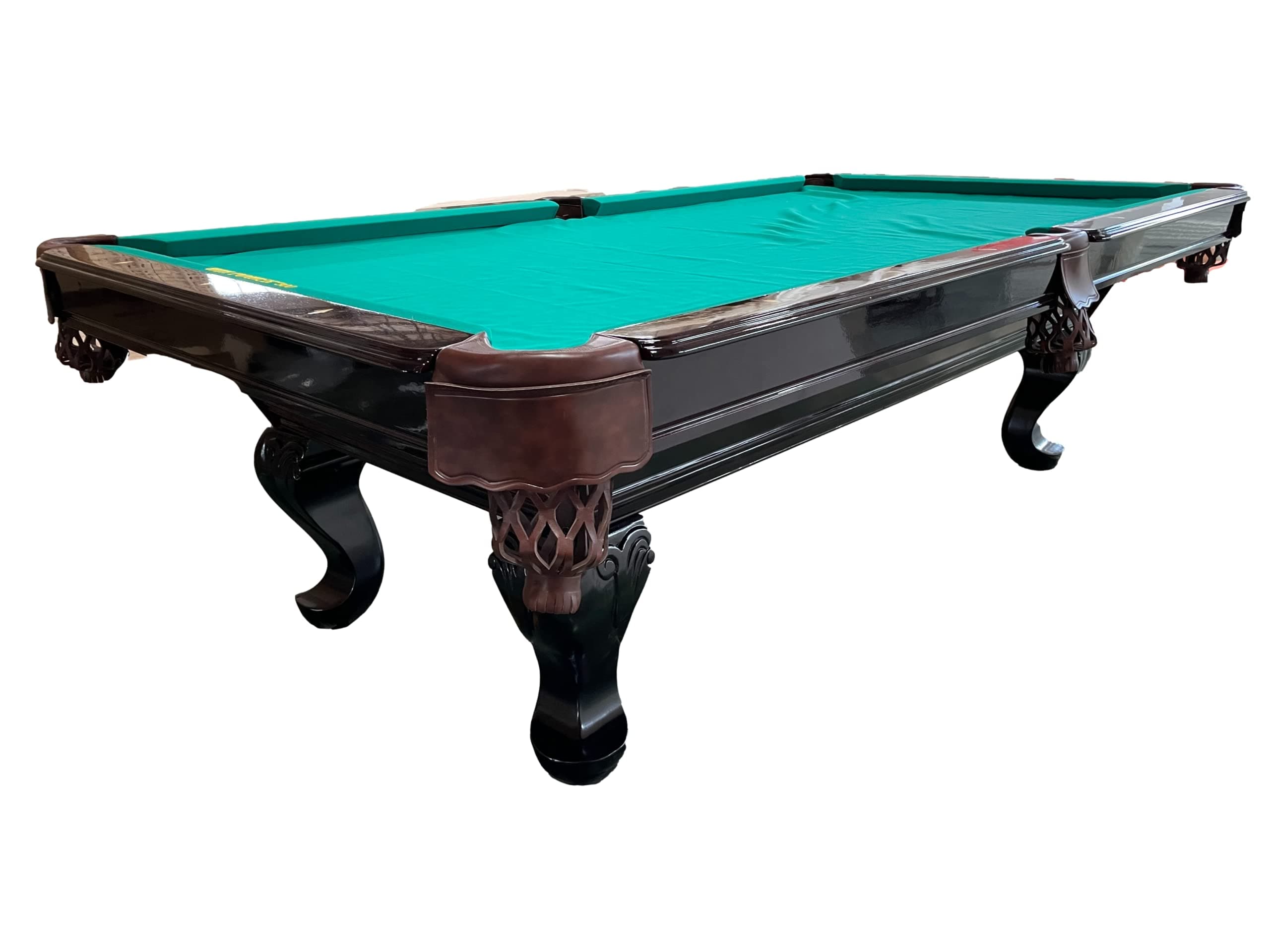 8 ft. Pool Tournament Pool Table Billiard Tournament Billiard Table Solid Wood with 3 Strong Slate
