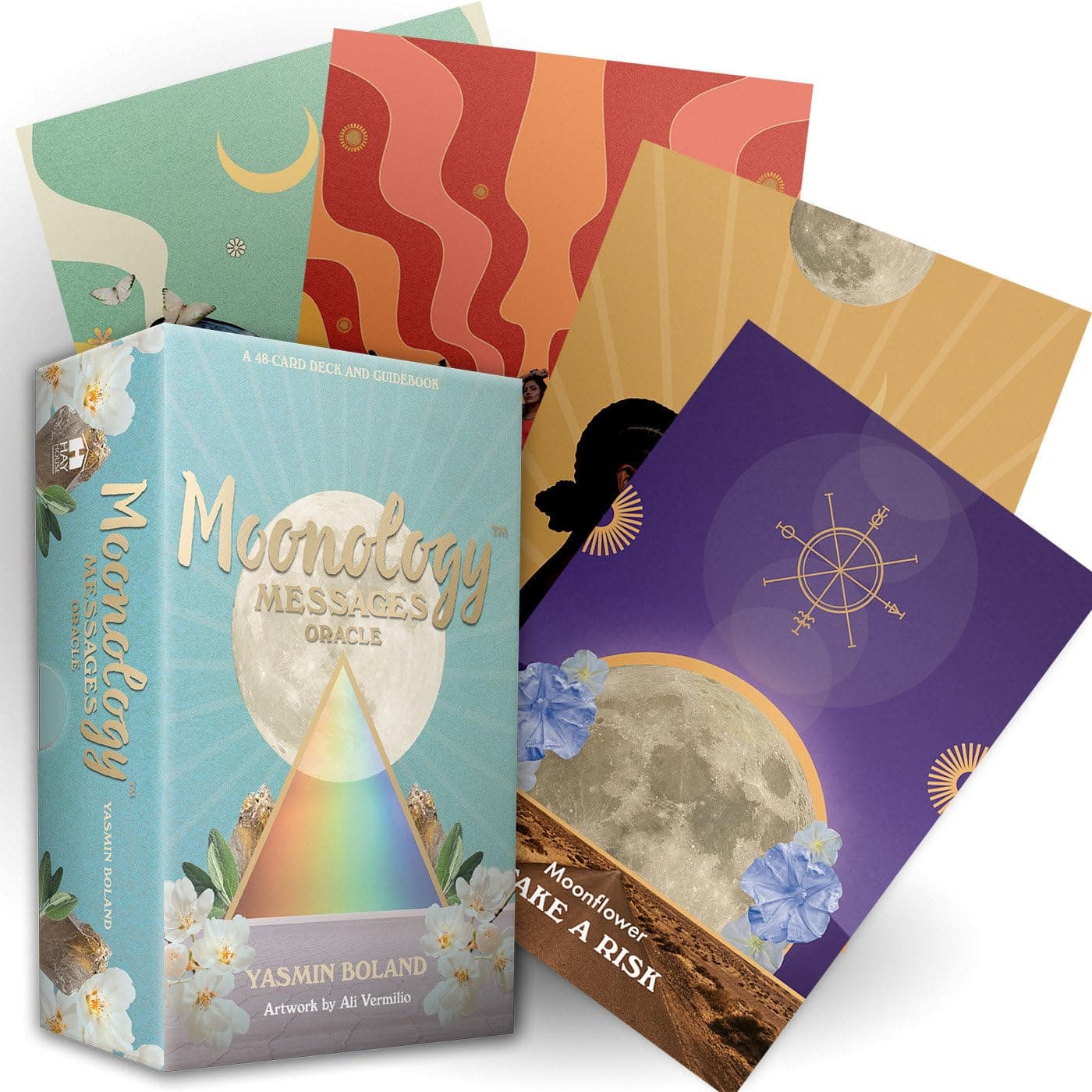 MOONOLOGY MESSAGES ORACLE: A 48-card Deck and Guidebook
