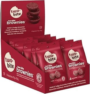 Original Two Bite Brownies, 10 x 70g Snack Bags, 700g/24.5 oz