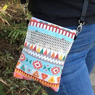 Sugar Glider Bonding Pouch Carry for Rat Hedgehog Small Pocket Pets (Pink Ethnic, 8.7x6.3inch)