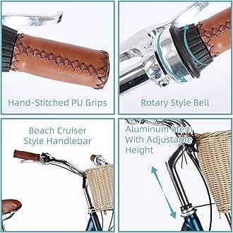 AkiiGer Adult Tricycles for Adults, 7 Speed Adult Trikes, 20/24/26 inch 3 Wheel Bike with Basket, Three-Wheeled Cruiser Bicycles for Women and Men, Without Fenders