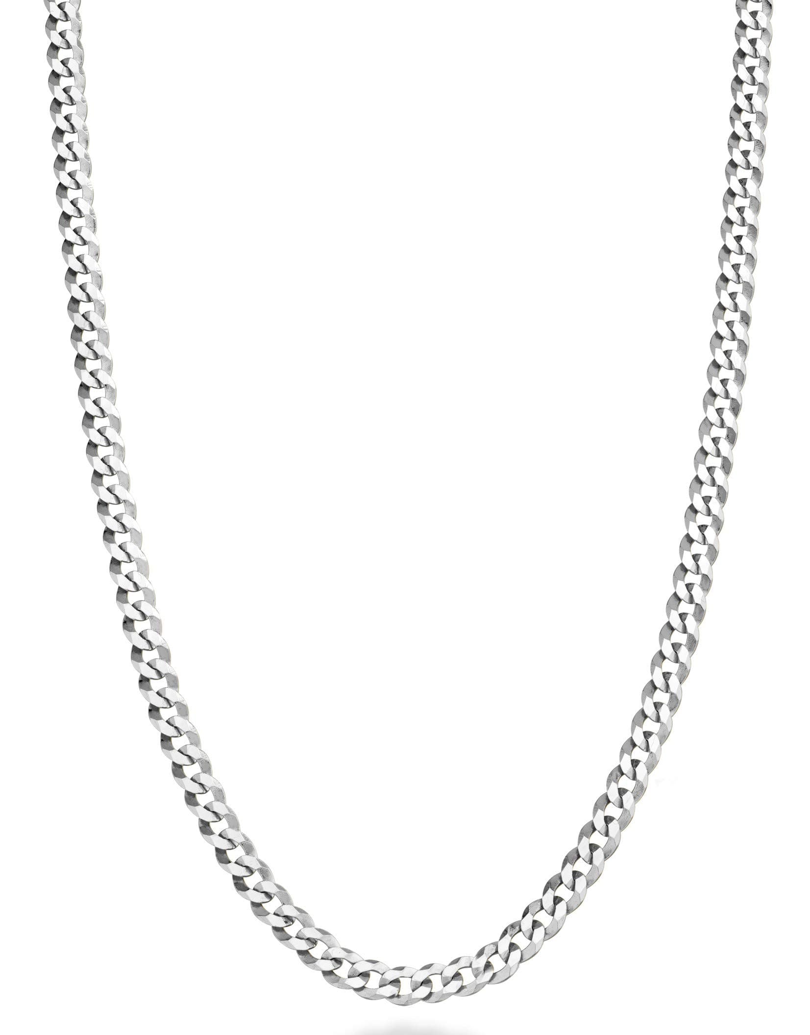 925 Sterling Silver 3.5mm Cuban Necklace