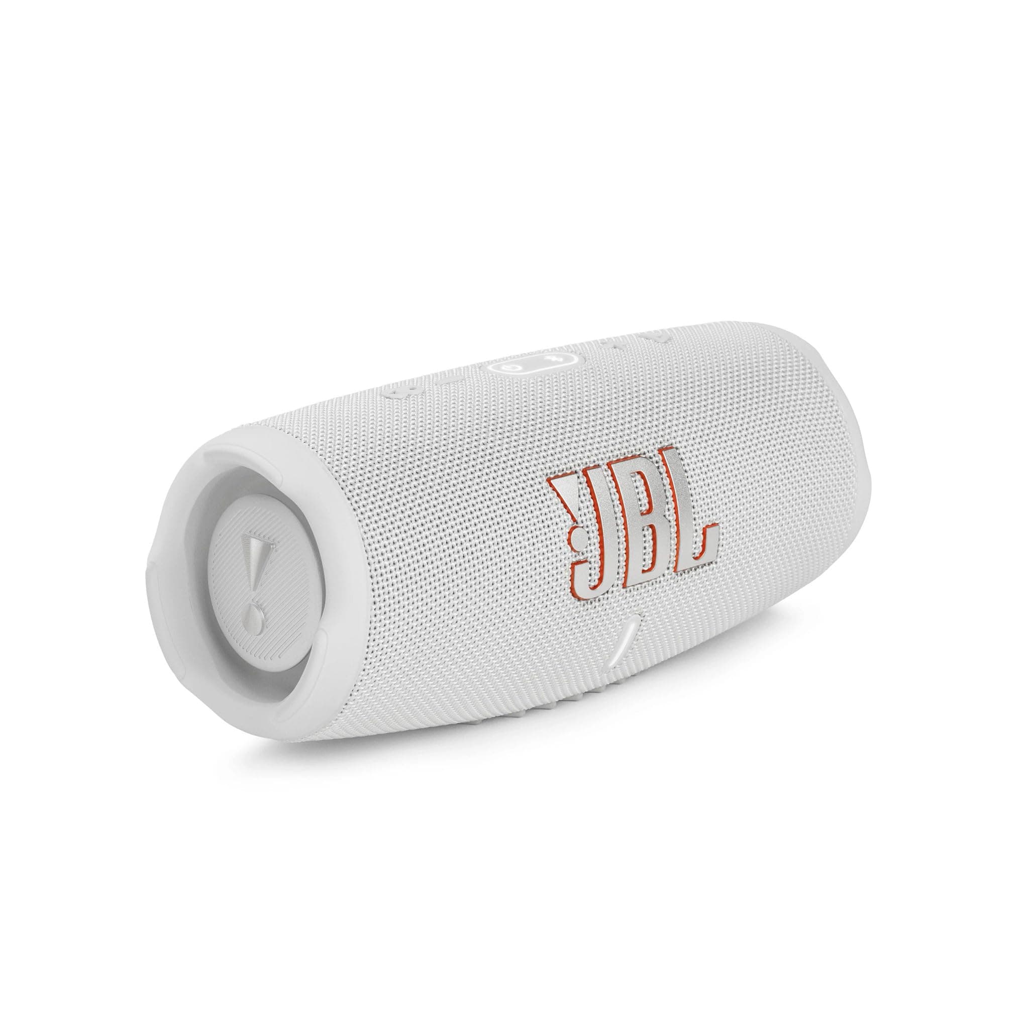 JBL Charge 5 Portable Bluetooth Speaker with Deep Bass, IP67 Waterproof and Dustproof, 20 Hours of Playtime, Built-In Powerbank, White