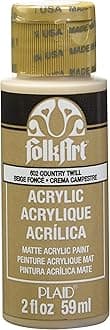 FolkArtAcrylic Paint in Assorted Colors (2 oz), 602, Country Twill