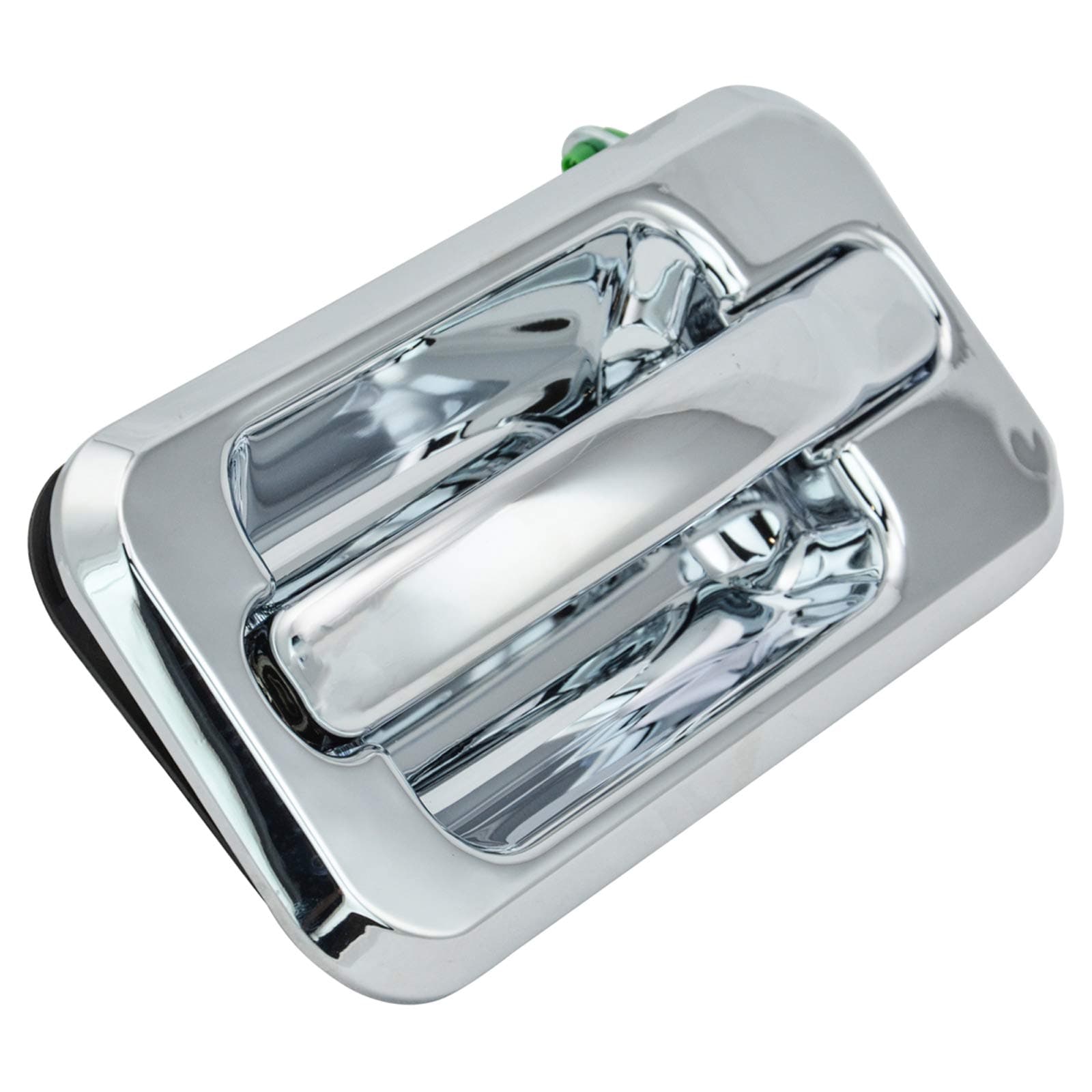 Rear Left Exterior Door Handle Chrome Drivers Side Compatible with 2003-2009 Hummer H2