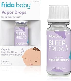 FridaBaby Natural Sleep Vapor Bath Drops for Bedtime Wind Down by Frida Baby, White