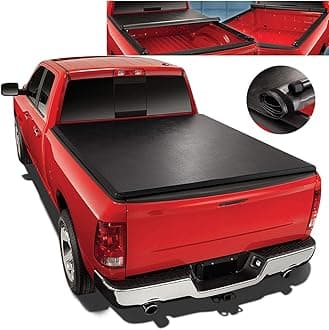 Auto Dynasty Soft Roll-up Truck Bed Tonneau Cover Compatible with 1999-2014 Chevy Silverado GMC Sierra 1500 2500HD 3500HD 8Ft Fleetside Bed, Matte Black Soft Vinyl Top